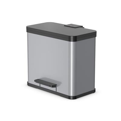 Hailo  17+9 Lt Gümüş Çöp Kovası