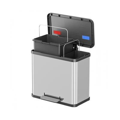 Hailo  17+9 Lt Paslanmaz Çelik Çöp Kovası