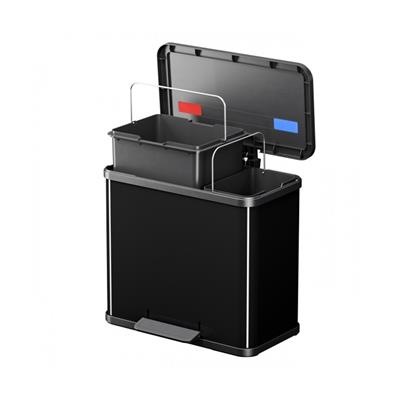 Hailo  17+9 Lt Siyah Çöp Kovası