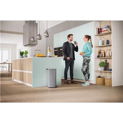 Hailo 18 Lt Paslanmaz Çelik Çöp Kovası