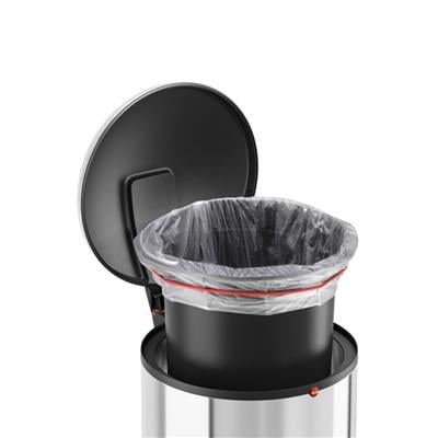 Hailo 20 Lt Paslanmaz Çelik Çöp Kovası