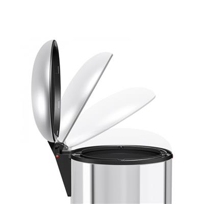 Hailo 20 Lt Paslanmaz Çelik Çöp Kovası