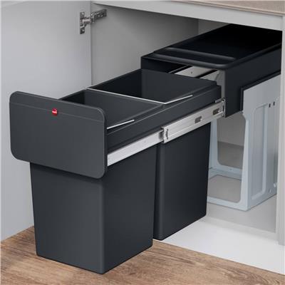 Hailo 2X14 Lt Dolap İçi Çöp Kovası
