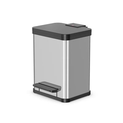 Hailo 2X9 Lt Paslanmaz Çelik Çöp Kovası