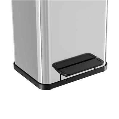 Hailo 2X9 Lt Paslanmaz Çelik Çöp Kovası