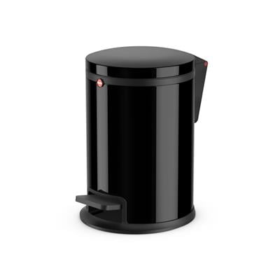 Hailo 3 Lt Siyah Çöp Kovası
