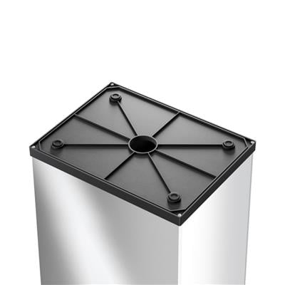 Hailo 35 Lt Paslanmaz Çelik Çöp Kovası