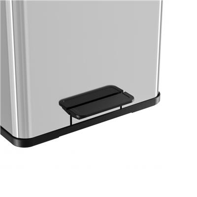 Hailo  3X9 Lt Paslanmaz Çelik Çöp Kovası