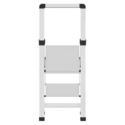 Hailo DK40 Selekta BasicLine 2 Basamaklı Emniyet Merdiveni Alüminyum Renk