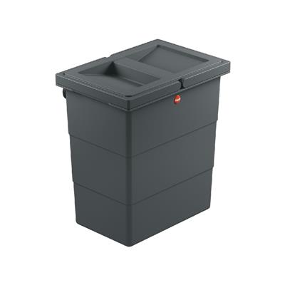 Hailo Flexbox Çöp Kutusu S Mini - Siyah 7 Lt