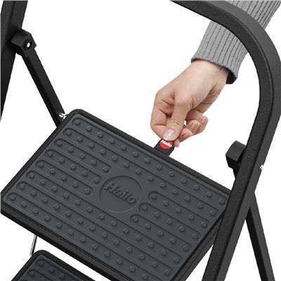 Hailo K44 Standardline 2 Basamaklı Merdiven Siyah Renk