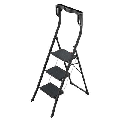 Hailo K77 Comfortlıne 3 Basamaklı Merdiven Siyah Renk