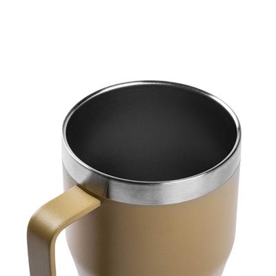 Haki Çift Katmanlı Paslanmaz Çelik Termos Bardak 590 ml
