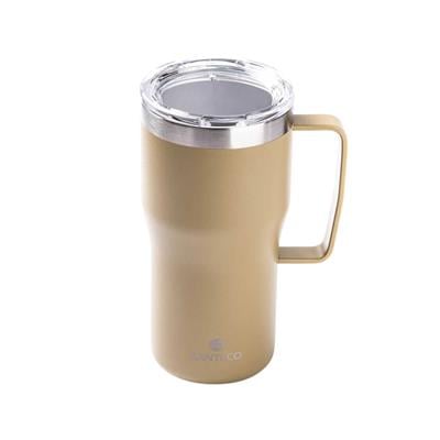 Haki Çift Katmanlı Paslanmaz Çelik Termos Bardak 590 ml