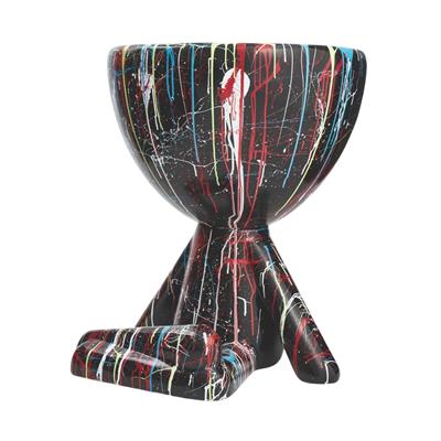 Harmoni Pop Art Pop Art Boyama & Pop Art Paint Dekoratif Çok Amaçlı Saksı