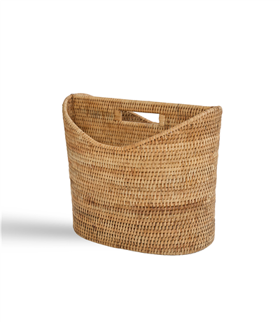 Hası Oval Sepet Dergilik Naturel 37x23x31 cm