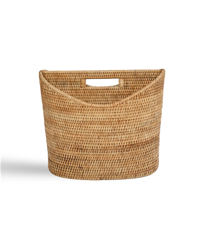 Hası Oval Sepet Dergilik Naturel 37x23x31 cm