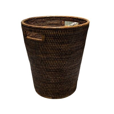 Hasır Atık Kağıt Kutusu Kahverengi