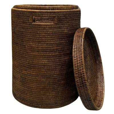 Hasır Dobby L Çamaşır Sepeti Kahverengi