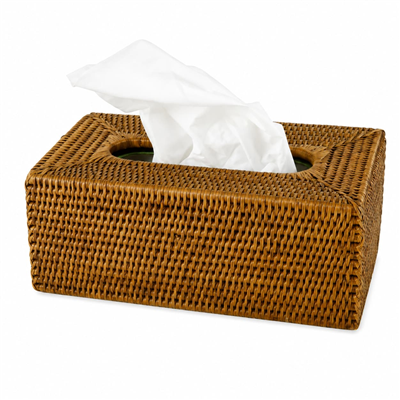Hasır Yüksek Kleenex Kutusu Kahverengi