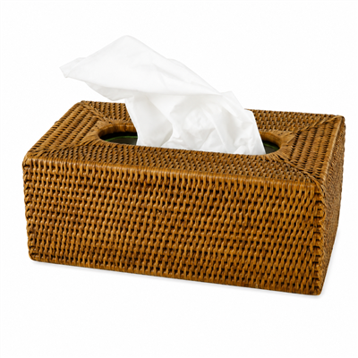 Hasır Yüksek Kleenex Kutusu Kahverengi