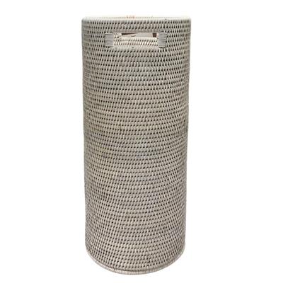 Hasır Yuvarlak Şemsiye Standı Beyaz 54 cm