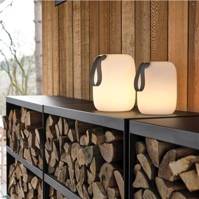 Hav Bluetooth Hoparlörlü + Led Lamba Beyaz/Kum 17,5 X 23 Cm