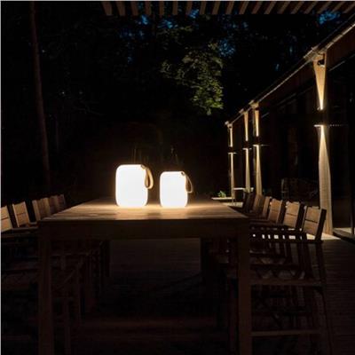 Hav Led Salon Feneri Kablosuz Beyaz Şarj Edilebilir - Beyaz/Kum 12.5 X 15.5 Cm