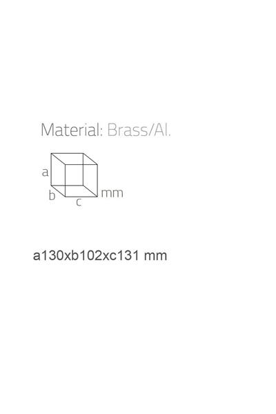 Hoop Diş Fırçalığı Duvara Monte Rose Renk 130X102X131 Mm