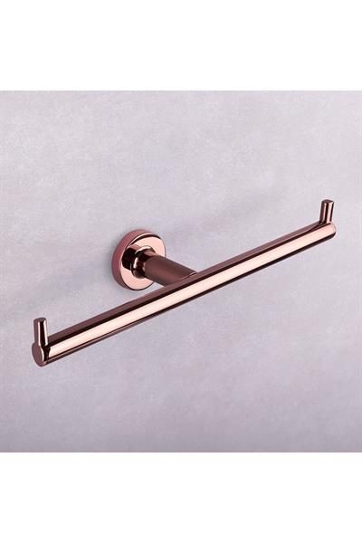 Hoop İkili Tuvalet Kağıtlığı Rose Renk 45X72X266 Mm