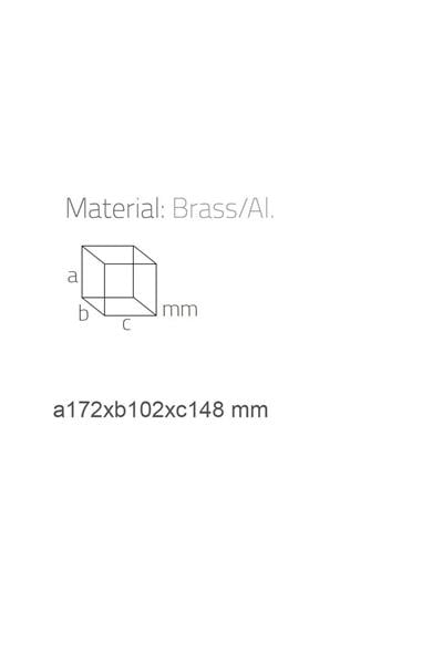 Hoop Sıvı Sabunluk Duvara Monte Rose Renk 172X102X148 Mm