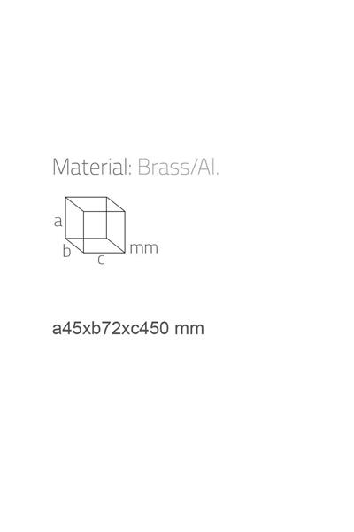 Hoop Uzun Havluluk Rose Renk 45X72X450 Mm