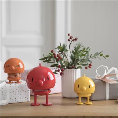 Hoptimist Bumble Sallanan Figür, Dekorasyon Small Yellow 7,6 X 5,8 cm (Gülümse) 