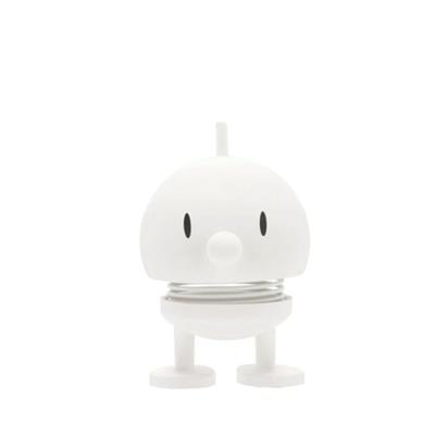 Hoptimist Bumble Sallanan Figür, Dekorasyon Small White 7,6 X 5,8 Cm (Gülümse) 