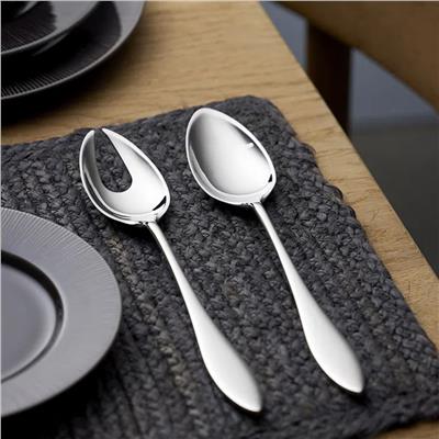 Indra 2Li Salata Kaşık Takımı 27,6 Cm - 18/8 Paslanmaz Çelik