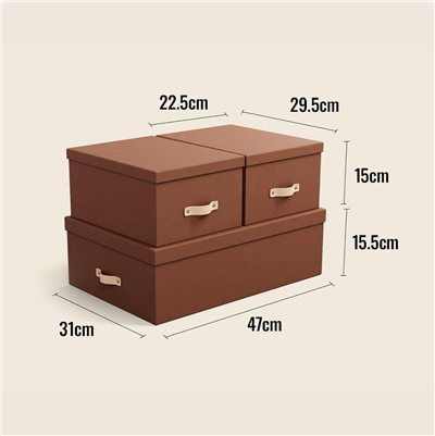 Inge 3lü Kutu Set Tarçın