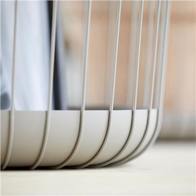 Inu Masa Üstü Tel Sepet Siyah 30x30,5 cm