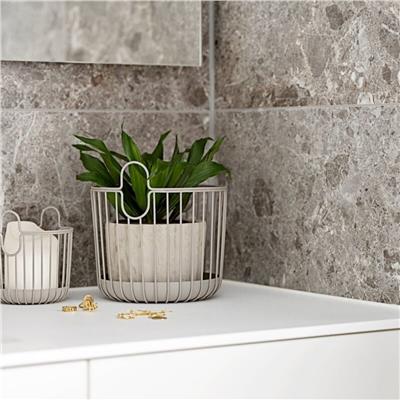 Inu Masa Üstü Tel Sepet Taupe 0.5x13.5 cm