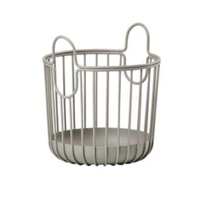 Inu Masa Üstü Tel Sepet Taupe 20x20 cm