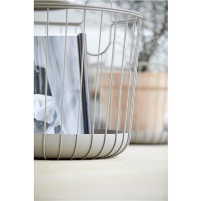 Inu Masa Üstü Tel Sepet Taupe  40,6x41,1 cm