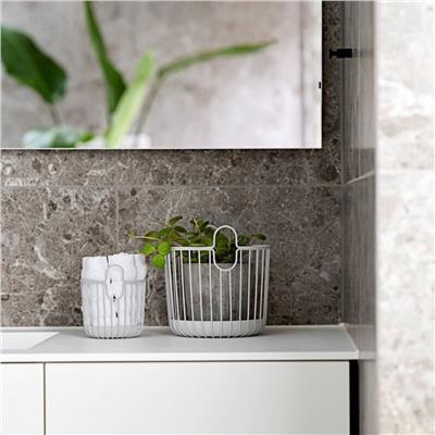 Inu Masa Üstü Tel Sepet Soft Gri 0.5x13.5 cm