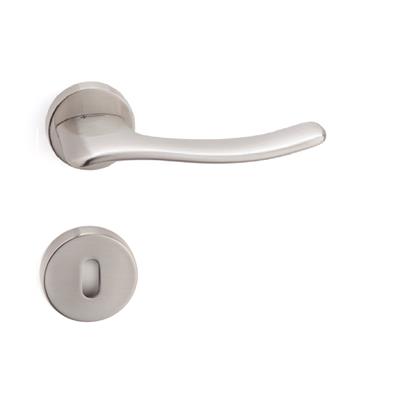 Irıs Rozetli Kapı Kolu Takımı Saten Renk