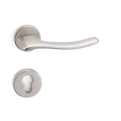 Irıs Rozetli Kapı Kolu Takımı Saten Renk