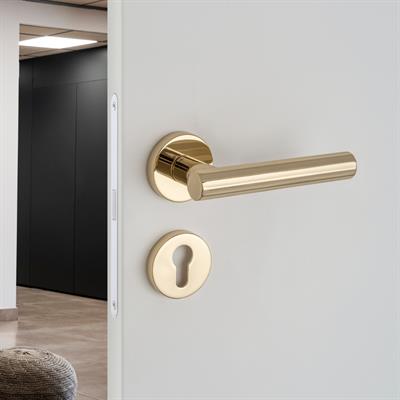 Isıs Rozetli Kapı Kolu Gold Renk