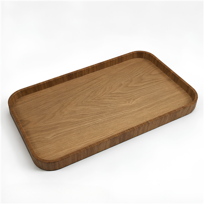 İskandinav Stil Orta Sehpa Dekoratif Tepsi - Medium - 35.5 x 21 cm