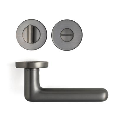 Jaden Rozetli Kapı Kolu Füme Renk