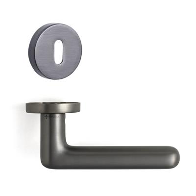 Jaden Rozetli Kapı Kolu Füme Renk