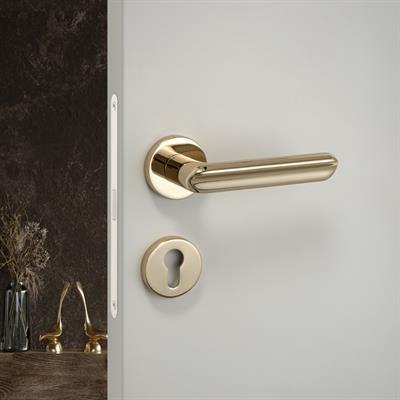 Jaden Rozetli Kapı Kolu Gold Renk