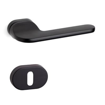 Jasper Rozetli Kapı Kolu Takımı Siyah Renk