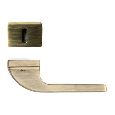 Jedı Rozetli Kapı Kolu Antik Renk